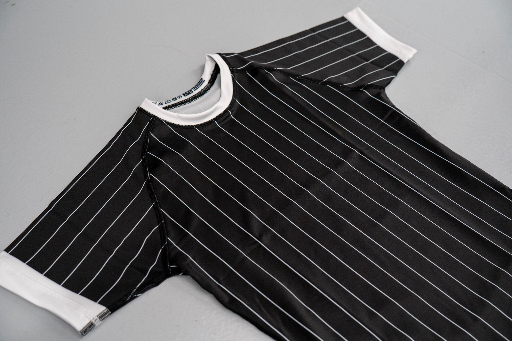 Rash Guard - Black Pin Stripe